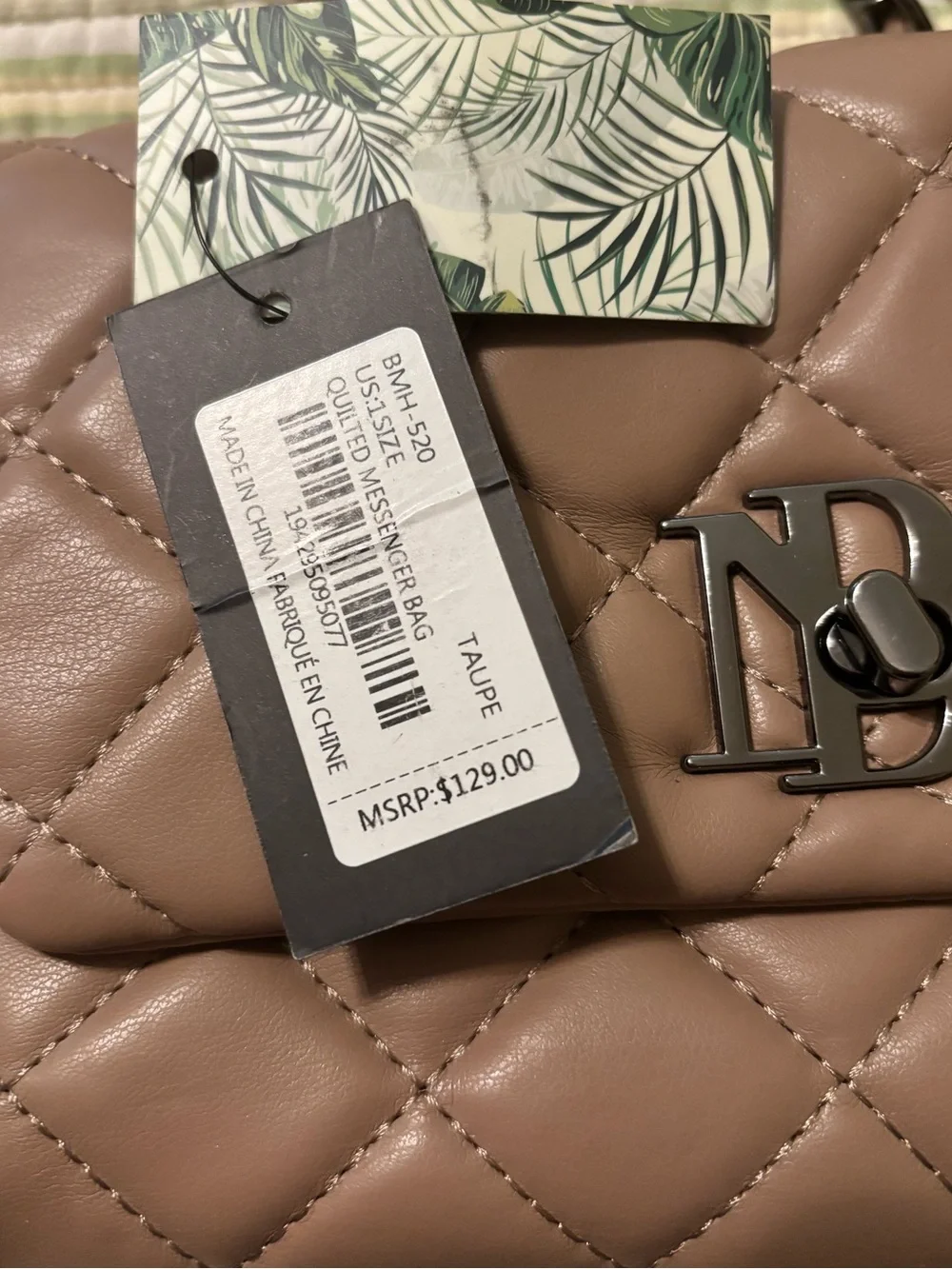 Badgley Mischka Diamond quilted crossbody - NWT